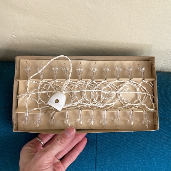 1960s holiday string lights in box - Picture 7 of 9
